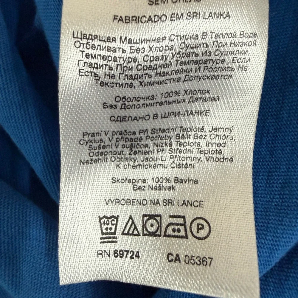 Columbia T-Shirt Size M 10/12 Kids Blue Mountain Graphic Long Sleeve